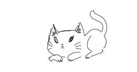 Drawing of Cat by GRANDMA