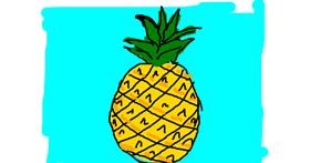 Ananas-Zeichnung von Anonymous