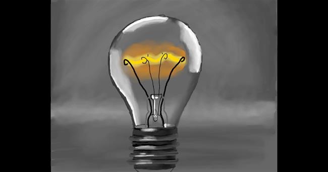 Drawing of Light bulb by IThinkWereDoomed