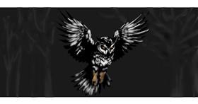 Drawing of Owl by Annie