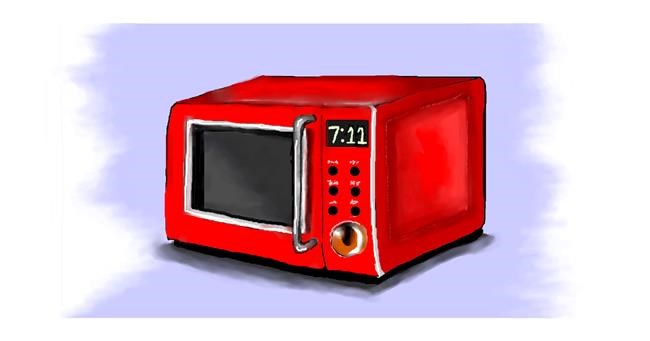 Drawing of Microwave by DebbyLee