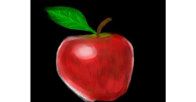 Drawing of Apple by Malone