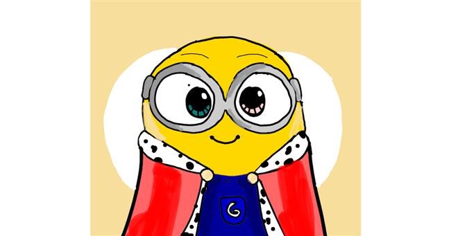 Minion - autor: HoziDraws_UwU