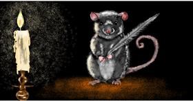 Drawing of Mouse by Eclat de Lune