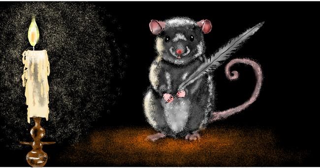 Drawing of Mouse by Eclat de Lune