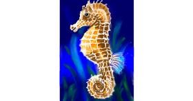 Drawing of Seahorse by ⋆su⋆vinci彡