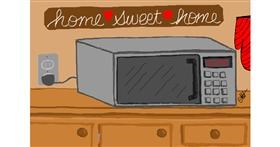 Drawing of Microwave by TaraEcho