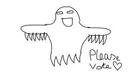 Drawing of Ghost by Dandé Nugget