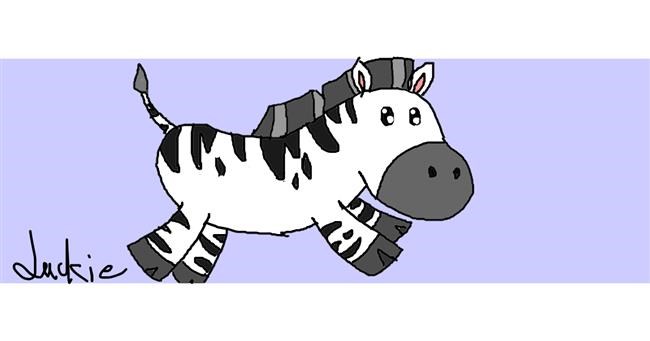 Zebra - autor: Jackie