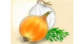 Drawing of Onion by Debidolittle