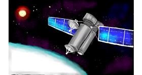 Drawing of Satellite by Tim