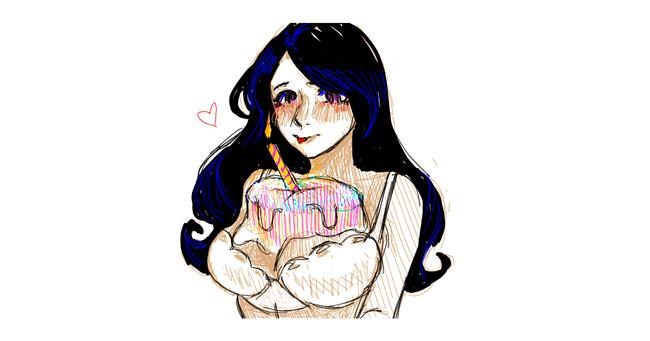 Drawing of Birthday cake by аляулюп