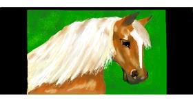 Drawing of Horse by DebbyLee