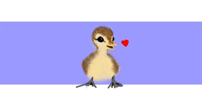 Drawing of Duck by Redd_Pandaii