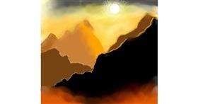 Drawing of Mountain by Not.Old.Train