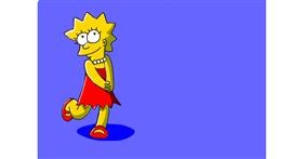 Lisa Simpson-Zeichnung von Dr.DrawGood