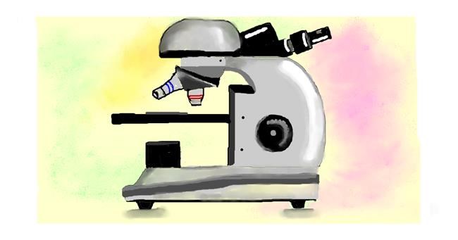 Drawing of Microscope by DebbyLee