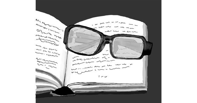 Drawing of Glasses by ImagineBastille