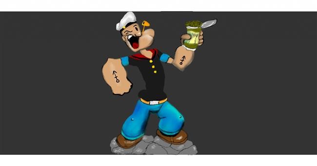 Popeye-Zeichnung von Chaching