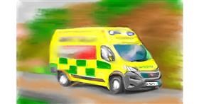 Krankenwagen-Zeichnung von Herbert