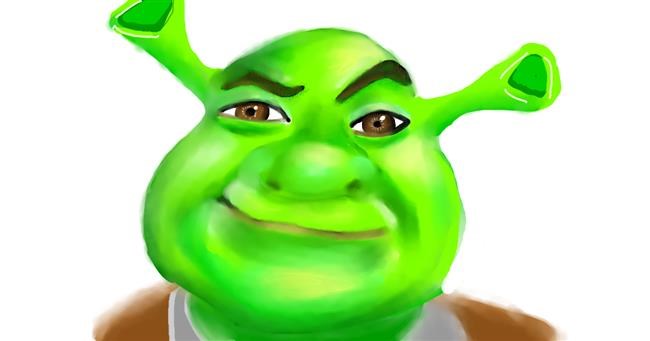 Drawing of Shrek by zeenmachine
