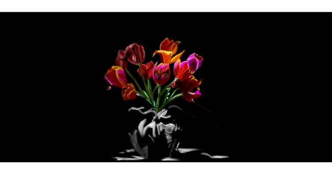 Tulpen-Zeichnung von Chaching
