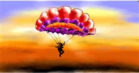 Drawing of Parachute by Eclat de Lune