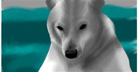 Drawing of Polar Bear by IThinkWereDoomed