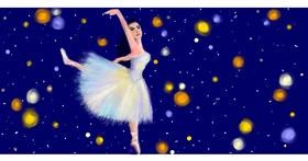 Drawing of Ballerina by Sara