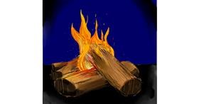 Drawing of Campfire by äläläälä