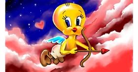 Drawing of Tweety Bird by Хранительница