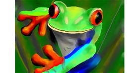 Drawing of Frog by Sirak Fish