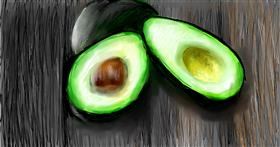 Drawing of Avocado by Mia