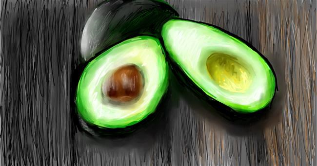 Avocado-Zeichnung von Mia