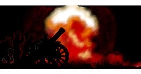 Drawing of Cannon by Annie