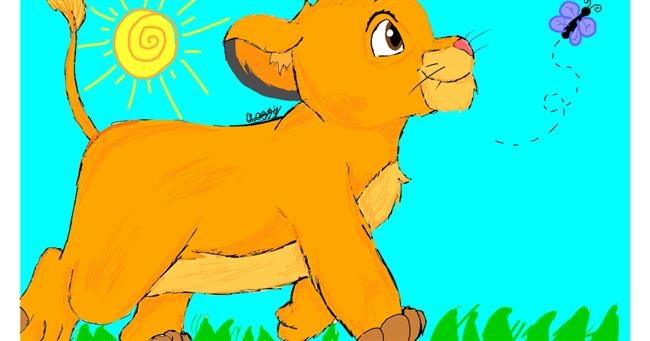 Simba (Kralj Lavova) - autor: ☞ 𝓒𝓵𝓪𝓼𝓼𝔂 ✎