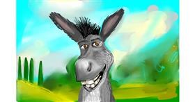 Drawing of Donkey by Rose rocket