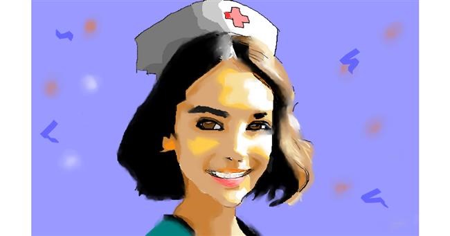 Drawing of Nurse by Herbert