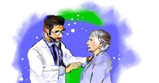Drawing of Doctor by Herbert