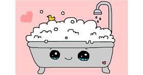 Badewanne-Zeichnung von Laura:))