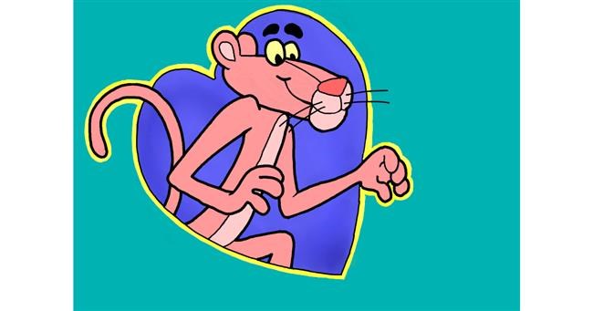 Pink Panther-Zeichnung von Dr.DrawGood