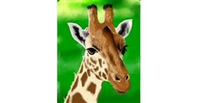 Drawing of Giraffe by Bugoy