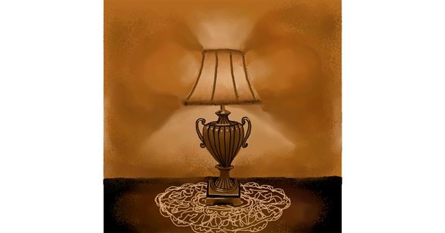 Drawing of Lamp by Joze