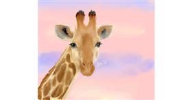 Drawing of Giraffe by Iris