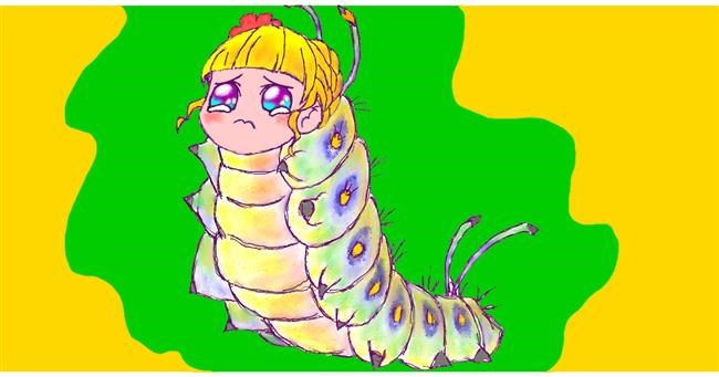 Drawing of Caterpillar by InessA