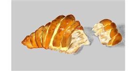 Croissant-Zeichnung von GJP