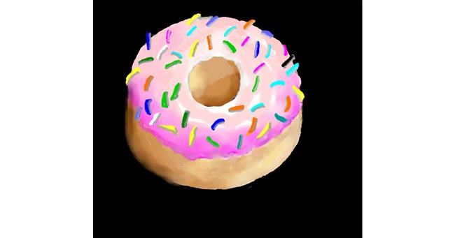 Drawing of Donut by Not.Old.Train