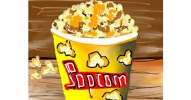 Drawing of Popcorn by Bro 2.0😎