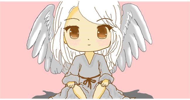 Drawing of Angel by InessA