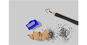 Bleistift-Zeichnung von sara